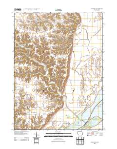 Kingston 2013 topographic map thumbnail