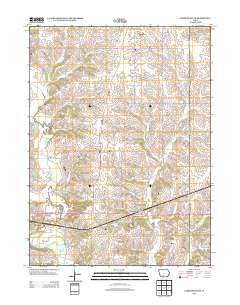 Lorimor South 2013 topographic map thumbnail
