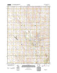 Oelwein 2013 topographic map thumbnail