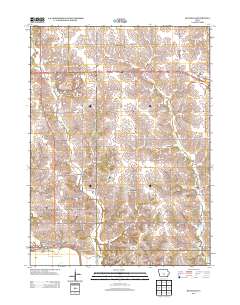 Runnells 2013 topographic map thumbnail