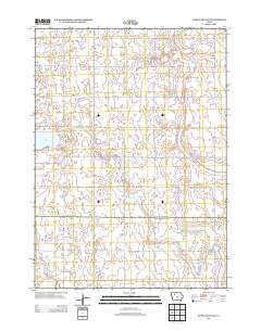 Rush Lake East 2013 topographic map thumbnail
