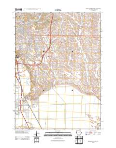 Sergeant Bluff 2013 topographic map thumbnail