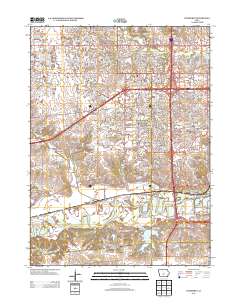 Commerce 2013 topographic map thumbnail