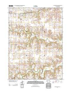 Earlham East 2013 topographic map thumbnail