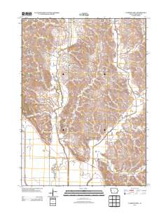 Climbing Hill 2013 topographic map thumbnail