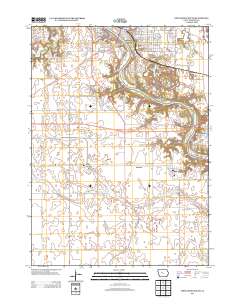 Fort Dodge South 2013 topographic map thumbnail