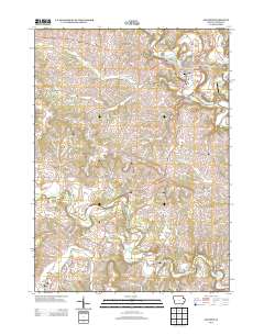 Elkader 2013 topographic map thumbnail