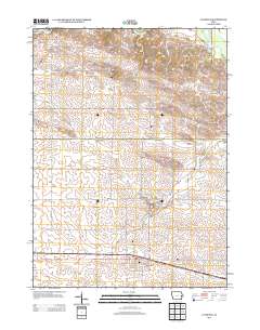 Clarence 2013 topographic map thumbnail