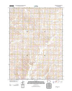 Ireton SW 2013 topographic map thumbnail