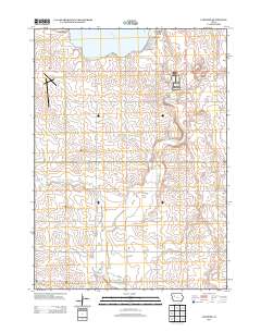 Lakeside 2013 topographic map thumbnail