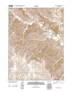 Lamoni North 2013 topographic map thumbnail