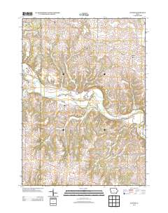 Gunder 2013 topographic map thumbnail