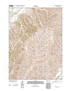 Mapleton SE 2013 topographic map thumbnail