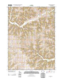 La Motte 2013 topographic map thumbnail