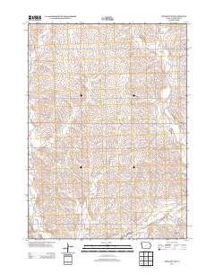 Kingsley NW 2013 topographic map thumbnail