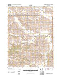 Guthrie Center West 2013 topographic map thumbnail
