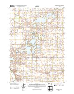 Ingham Lake 2013 topographic map thumbnail