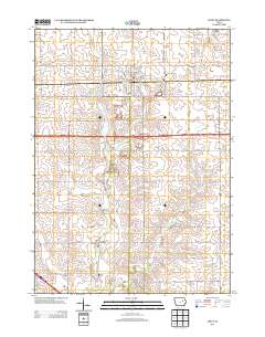 Jesup 2013 topographic map thumbnail