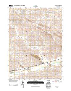 Newhall 2013 topographic map thumbnail