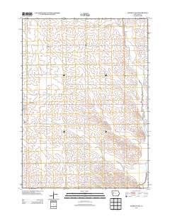 Odebolt East 2013 topographic map thumbnail