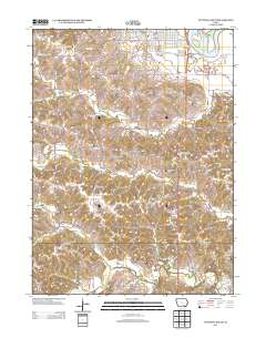 Ottumwa South 2013 topographic map thumbnail