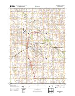 New Hampton 2013 topographic map thumbnail