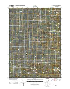 Saint Lucas 2013 topographic map thumbnail