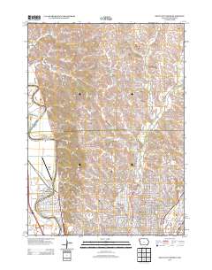 Sioux City North 2013 topographic map thumbnail
