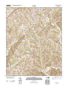 Advance 2013 topographic map thumbnail