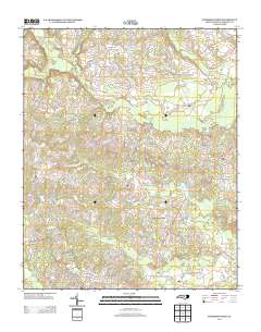 Anderson Creek 2013 topographic map thumbnail