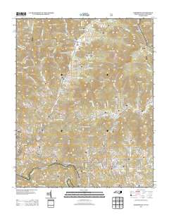 Bakersville 2013 topographic map thumbnail