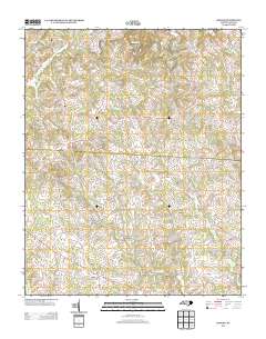 Banoak 2013 topographic map thumbnail