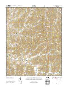 Barnardsville 2013 topographic map thumbnail