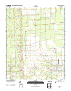 Bayboro 2013 topographic map thumbnail