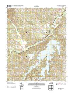 Belews Lake 2013 topographic map thumbnail