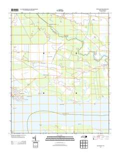 Belhaven 2013 topographic map thumbnail