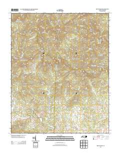 Benn Knob 2013 topographic map thumbnail