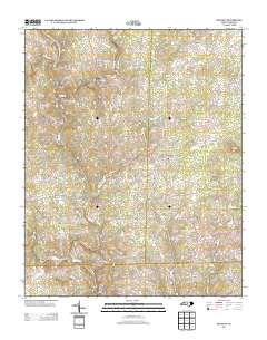 Bennett 2013 topographic map thumbnail