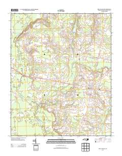 Beulaville 2013 topographic map thumbnail
