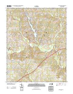 Bunn East 2013 topographic map thumbnail