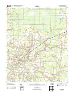 Bunyan 2013 topographic map thumbnail