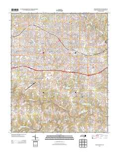 Burlington 2013 topographic map thumbnail