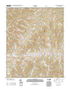 Burnsville 2013 topographic map thumbnail