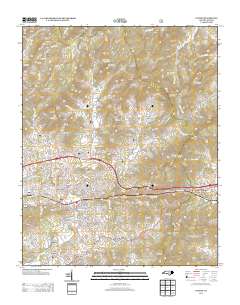 Canton 2013 topographic map thumbnail