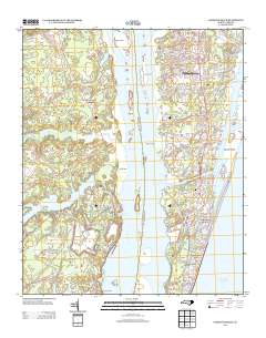 Carolina Beach 2013 topographic map thumbnail