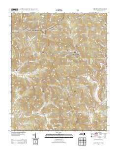 Carvers Gap 2013 topographic map thumbnail