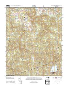 Cashiers 2013 topographic map thumbnail