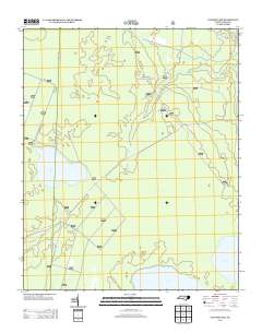 Catfish Lake 2013 topographic map thumbnail