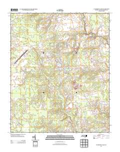Catherine Lake 2013 topographic map thumbnail