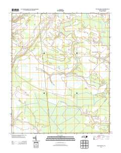 Center Hill 2013 topographic map thumbnail